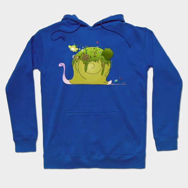 Snail's Garden Hoodie by TacosandTeaParties